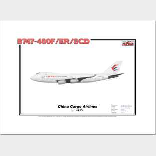 Boeing B747-400F/ER/SCD - China Cargo Airlines (Art Print) Posters and Art